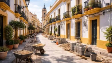 Renovación de calles en San Fernando.