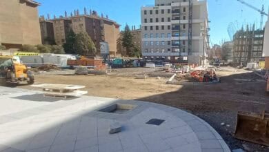 Viviendas de protección oficial en Granada en el antiguo Cuartel de Mondragones en desarrollo.