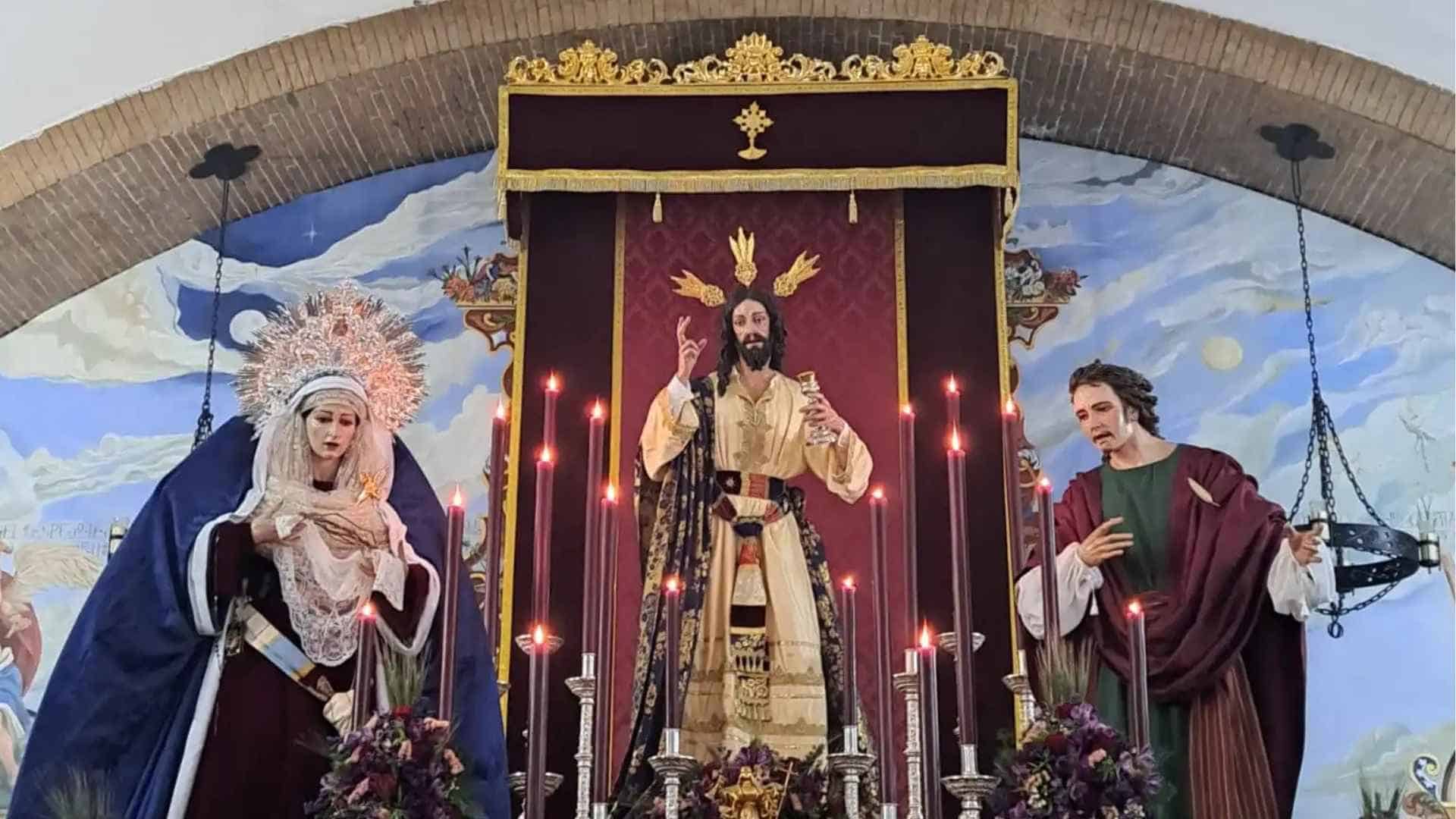 Imagen religiosa de Semana Santa en Sanlúcar de Barrameda ante la posible suspensión por falta de policía