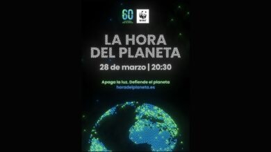 Cartel oficial de la campaña La Hora del Planeta 2026 en Jerez de la Frontera.