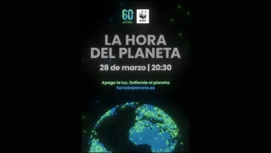 Cartel oficial de la campaña La Hora del Planeta 2026 en Jerez de la Frontera.
