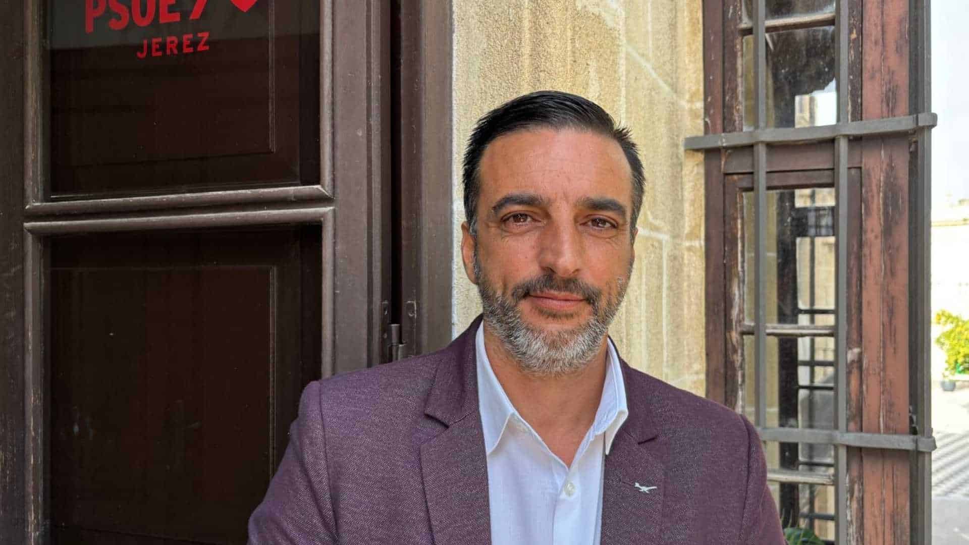 José Antonio Díaz, portavoz del PSOE, denuncia la falta de transparencia en la candidatura de Jerez 2031.