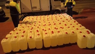 Incautación de gasolina en Jerez para narcotráfico.