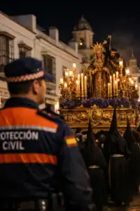Seguridad en Semana Santa en San Fernando con dispositivo sin precedentes.