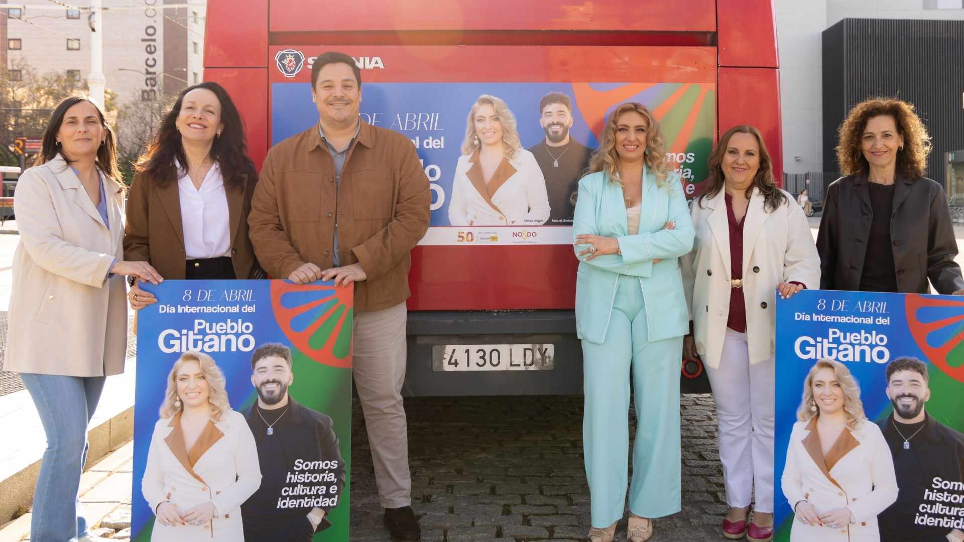 Presentación de la campaña Somos historia, cultura e identidad por el Día del Pueblo Gitano en Sevilla.