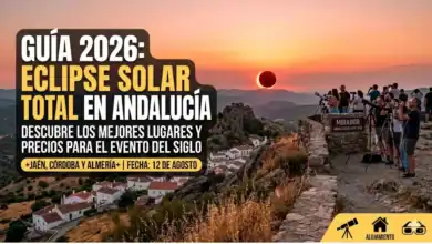 Mejores lugares para ver el eclipse solar total 2026 en Andalucía