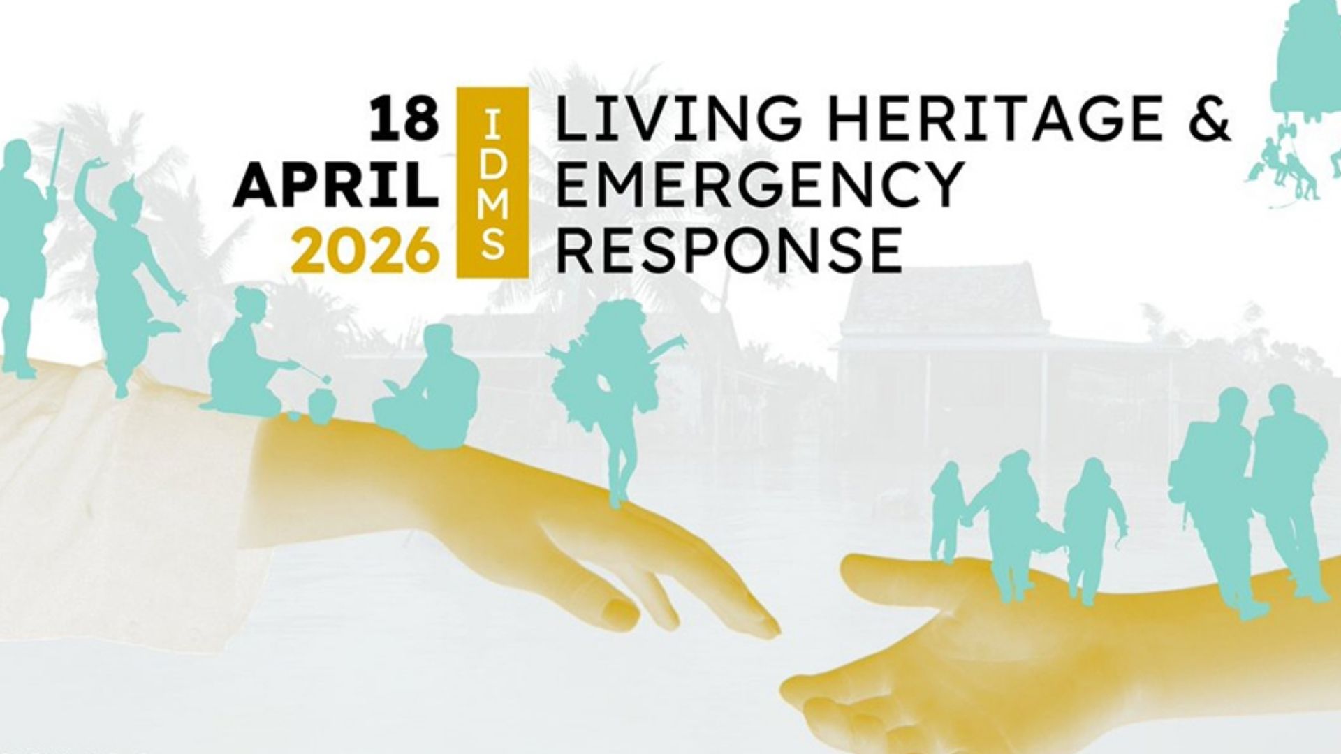 Cartel oficial del Día Internacional de los Monumentos Andalucía 2026 con visitas y talleres