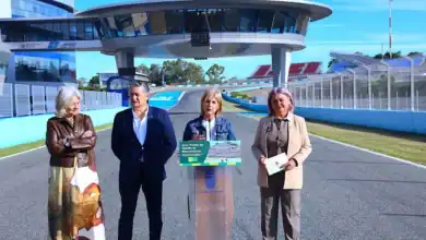 La alcaldesa de Jerez María José García-Pelayo presenta el dispositivo del Gran Premio de España de Motociclismo en el Circuito.