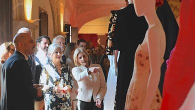 Inauguración de la exposición Lux sobre la moda andaluza del siglo XXI en Jerez con Patricia del Pozo y García-Pelayo