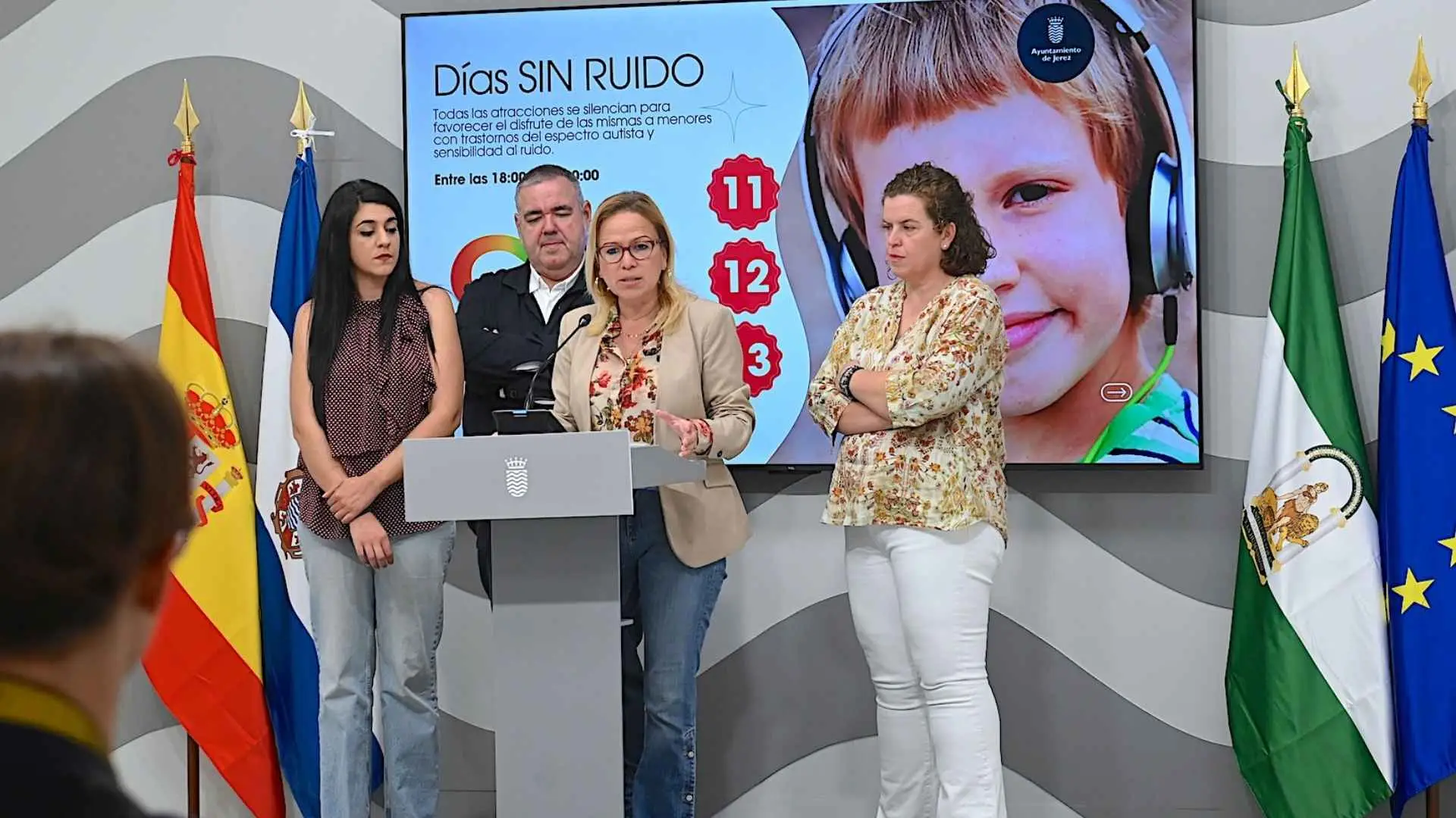 Presentación de los Días sin Ruido y medidas de accesibilidad para la Feria del Caballo 2026 en Jerez