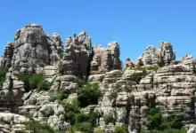 Paisaje kárstico de El Torcal de Antequera, uno de los parajes naturales de Andalucia más visitados