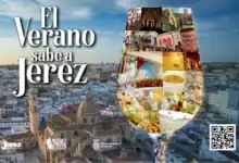 Cartel promocional de la campaña El verano sabe a Jerez con actividades culturales y gastronómicas 2026.