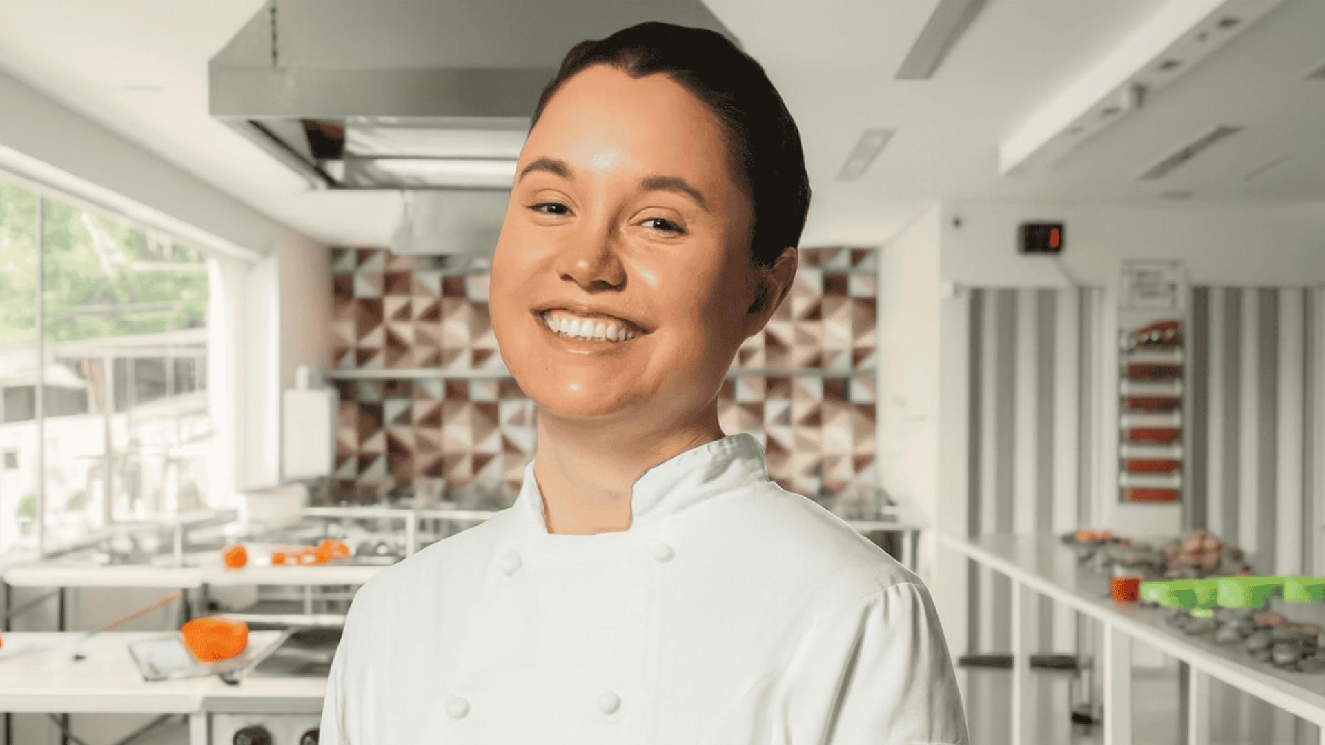 La chef mexicana Karime López, primera mujer de su país con estrella Michelin, durante su visita a Jerez.