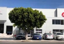 Fachada de las instalaciones de Airtificial en Jerez donde se fabrican piezas para aviones C295.
