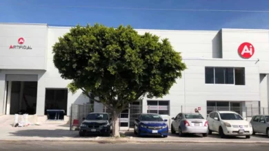 Fachada de las instalaciones de Airtificial en Jerez donde se fabrican piezas para aviones C295.