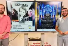 Presentación de los carteles Admirado Raphael y Prometheum en el Auditorio Manolo Sanlúcar