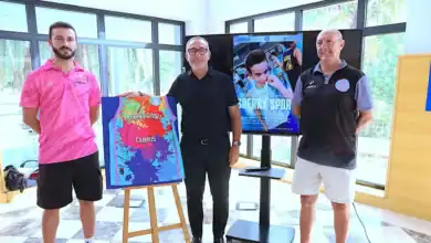 Presentación del VI Campus de Baloncesto Sherrysport en el Palacio de Deportes de Chapín, Jerez