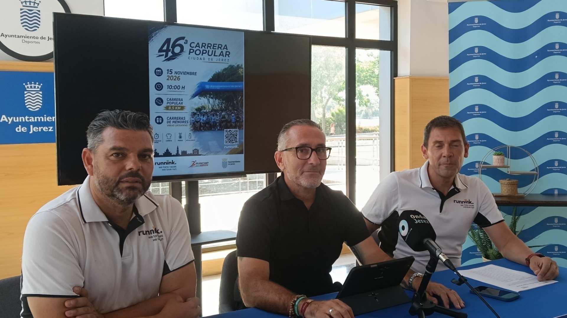 Presentación oficial de la 46ª Carrera Popular Ciudad de Jerez que se celebrará el 15 de noviembre de 2026.