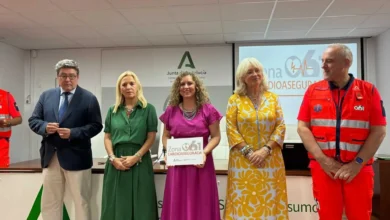 Entrega de reconocimiento de zona cardioprotegida en Jerez por la Junta de Andalucía