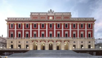 Fachada principal de las Casas Consistoriales del Ayuntamiento de San Fernando en Cádiz.