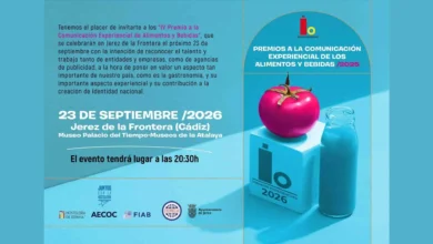 Cartel anunciador de los IV Premios a la Comunicación Experiencial de Alimentos y Bebidas que se celebrarán en Jerez.