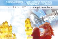 Celebración del Día Mundial del Turismo en Jerez con temática digital y de inteligencia artificial.