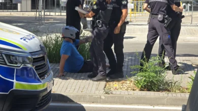 Accidente de tráfico en la avenida Tío Pepe de Jerez