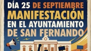 Protesta policial en San Fernando el 25 de septiembre.