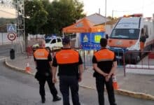 Personal de protección civil en Jerez preparado para emergencias de inundaciones.