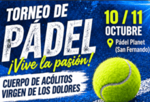 Tennis ball y pista de pádel en evento solidario en San Fernando.