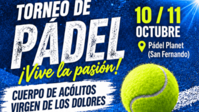 Tennis ball y pista de pádel en evento solidario en San Fernando.