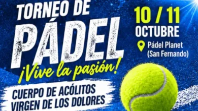 Tennis ball y pista de pádel en evento solidario en San Fernando.