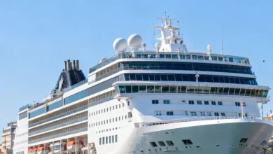 Propuesta visual del MSC Opera atracado en el puerto de Cádiz durante una escala de crucero