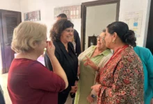 Fotografía vinculada a la visita de la alcaldesa de Sanlúcar a la nueva sede de Asafi.