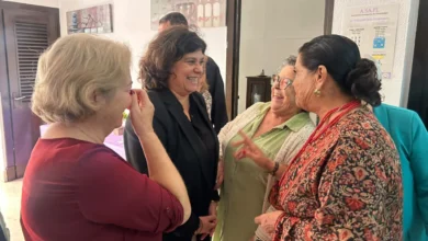 Fotografía vinculada a la visita de la alcaldesa de Sanlúcar a la nueva sede de Asafi.