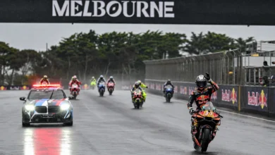 Imagen del Gran Premio de Australia de MotoGP en Phillip Island, según los elementos visibles en la fotografía original.