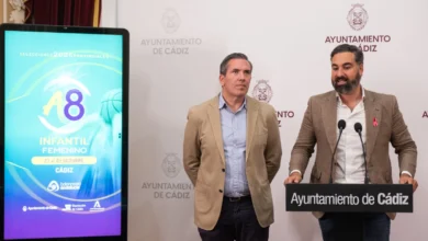 Fotografía de la presentación del Campeonato Andaluz de Baloncesto Infantil Femenino en Cádiz.